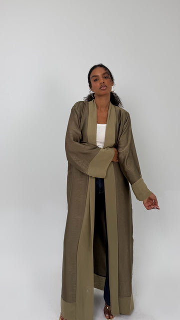 Crepe Abaya – Olive