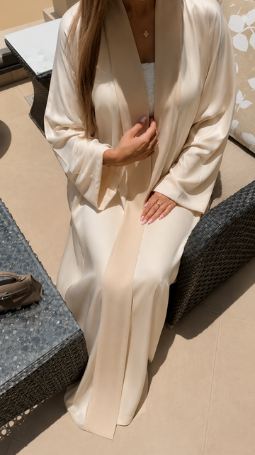 Classic Abaya Summer butter 3-Piece Set