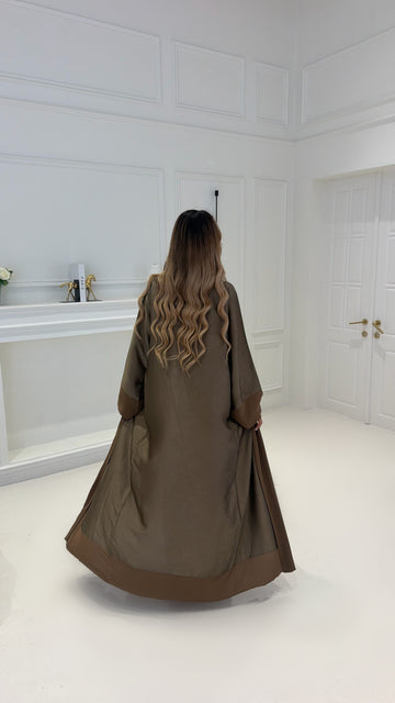 Crepe Abaya – Cocoa